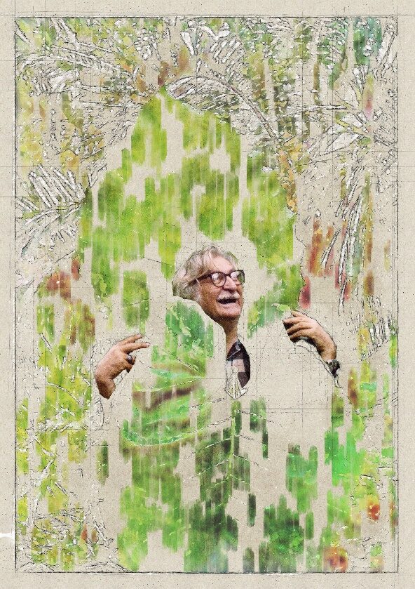 Retrato de Roberto Burle Marx