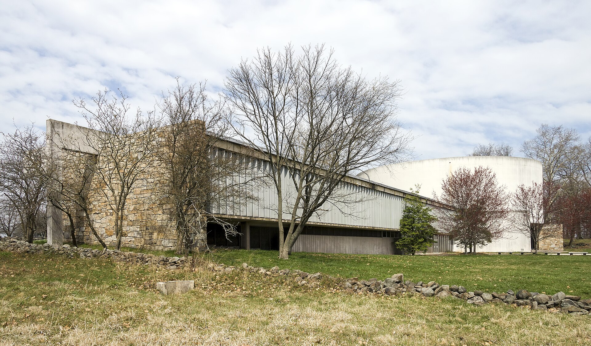 Edificio del Cyclorama de Gettysburg, de Richard Neutra, antes de su demolición